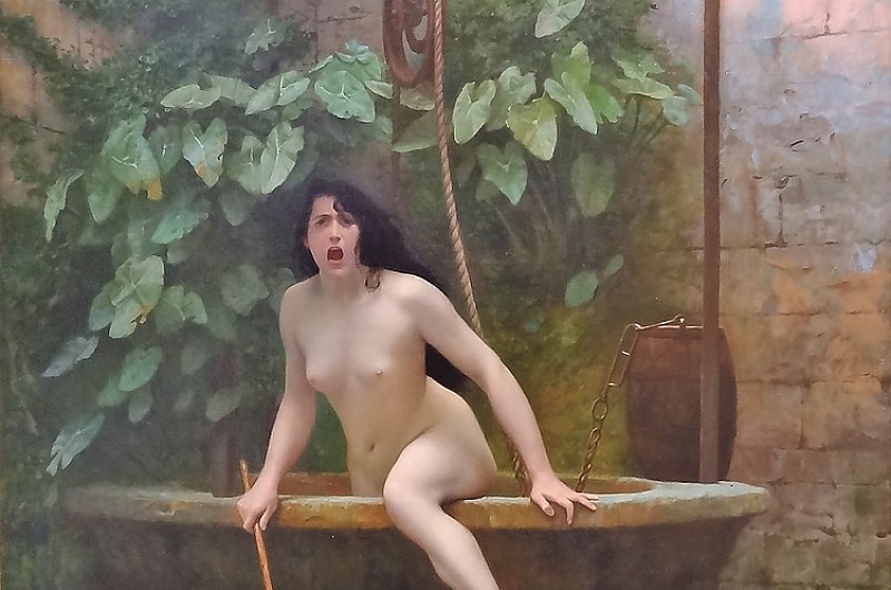 "Die Wahrheit kommt aus dem Brunnen" (Jean-Léon Gérôme, 1896)